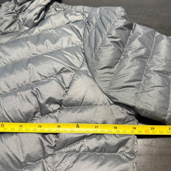 LOLE Emeline Puffer Quilted Jacket Gray Duck Down Size M - Picture 6 of 10